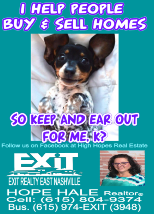 Keep your ears out for me